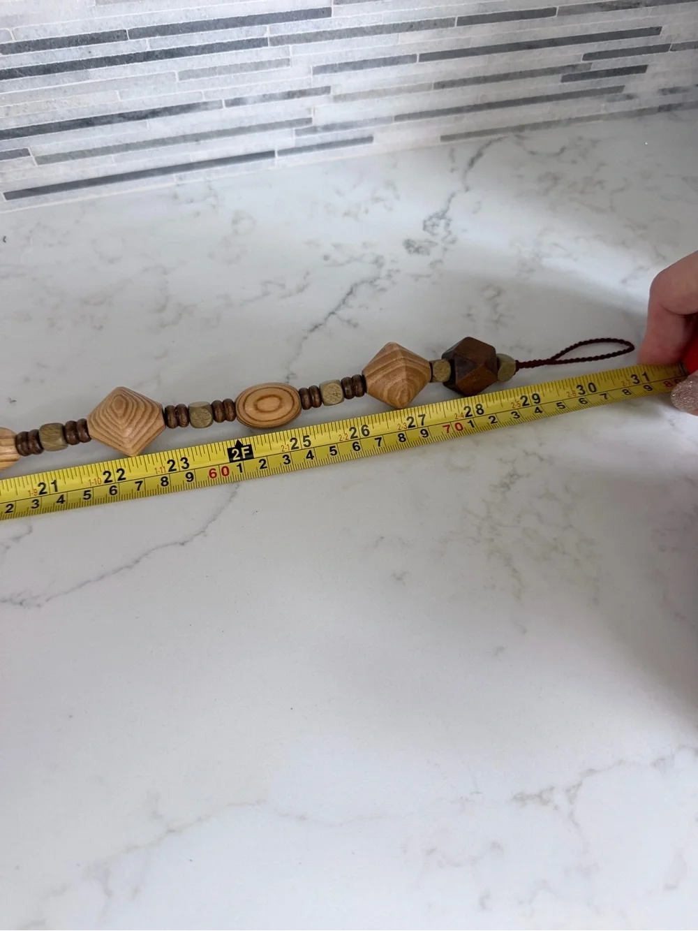 Vintage Handcrafted Wooden Beaded body massager-Handheld roller massage tool